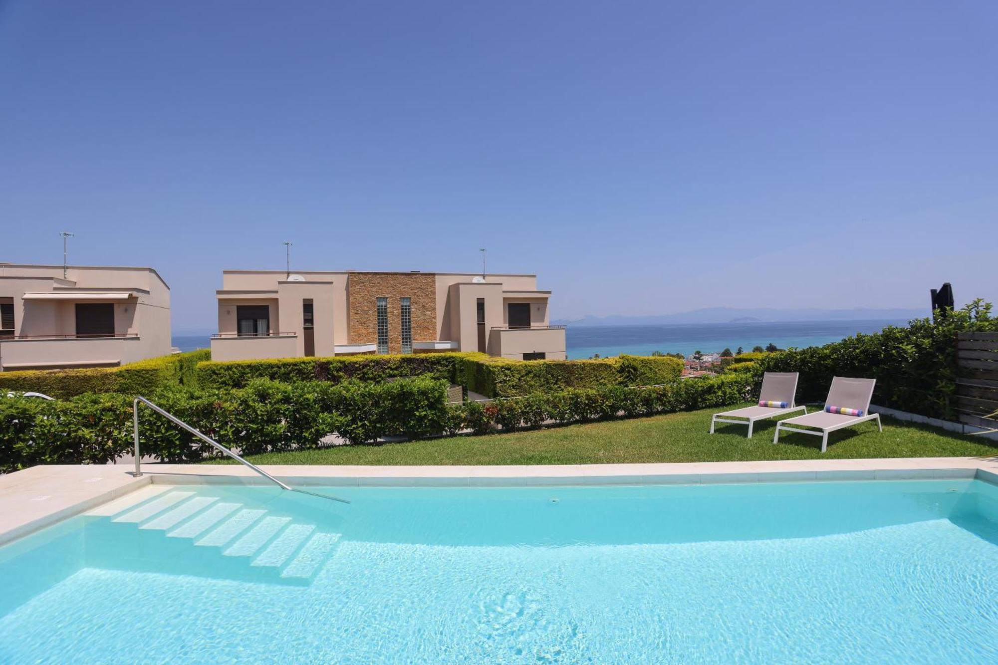 Villa Ricolina Hanioti Bagian luar foto