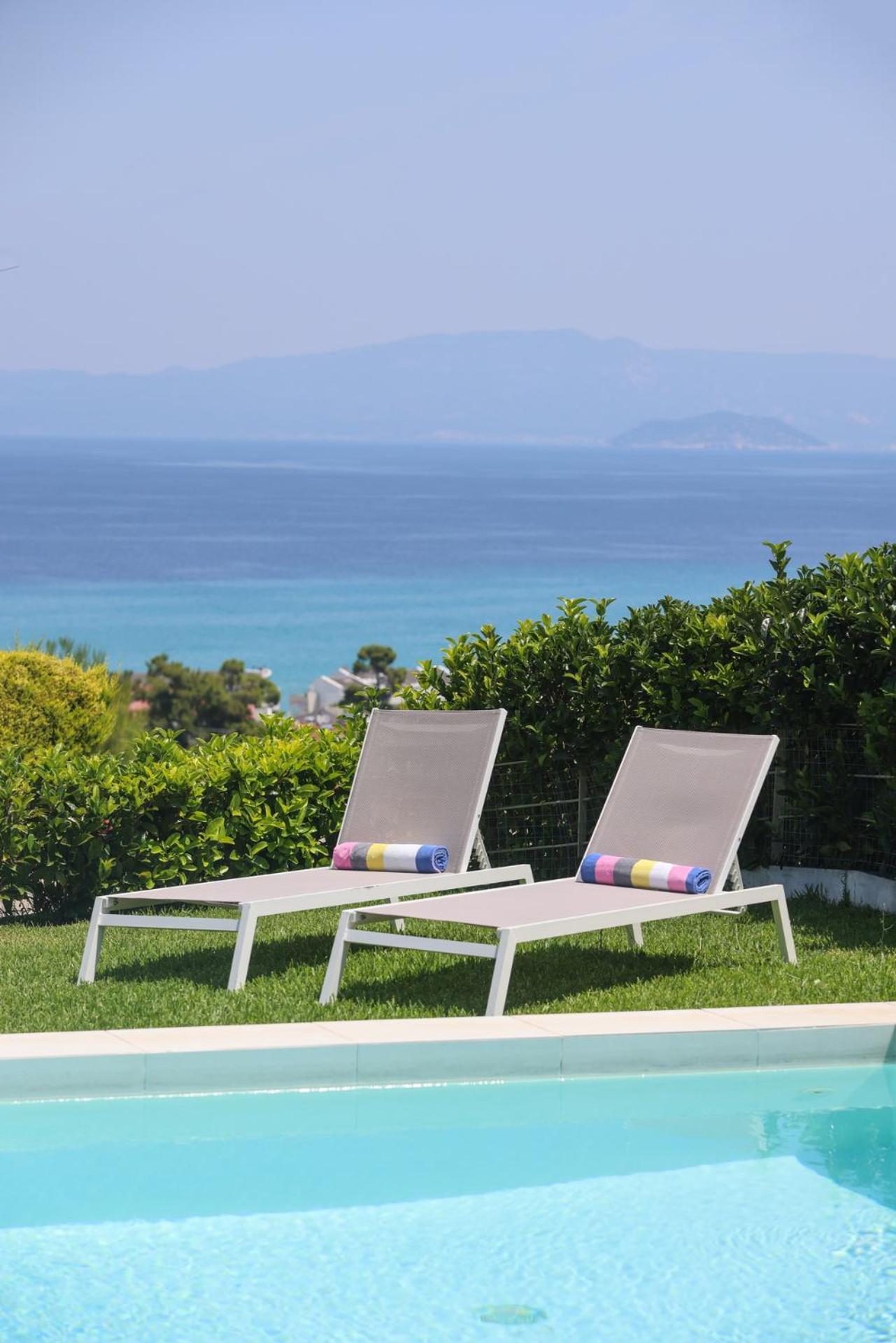Villa Ricolina Hanioti Bagian luar foto