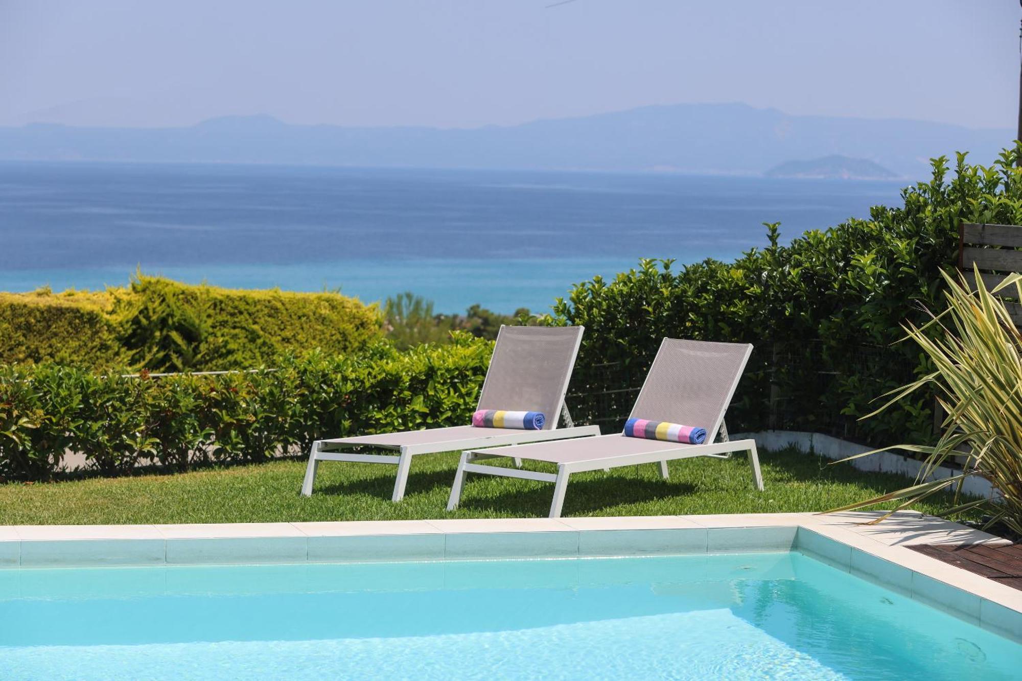 Villa Ricolina Hanioti Bagian luar foto