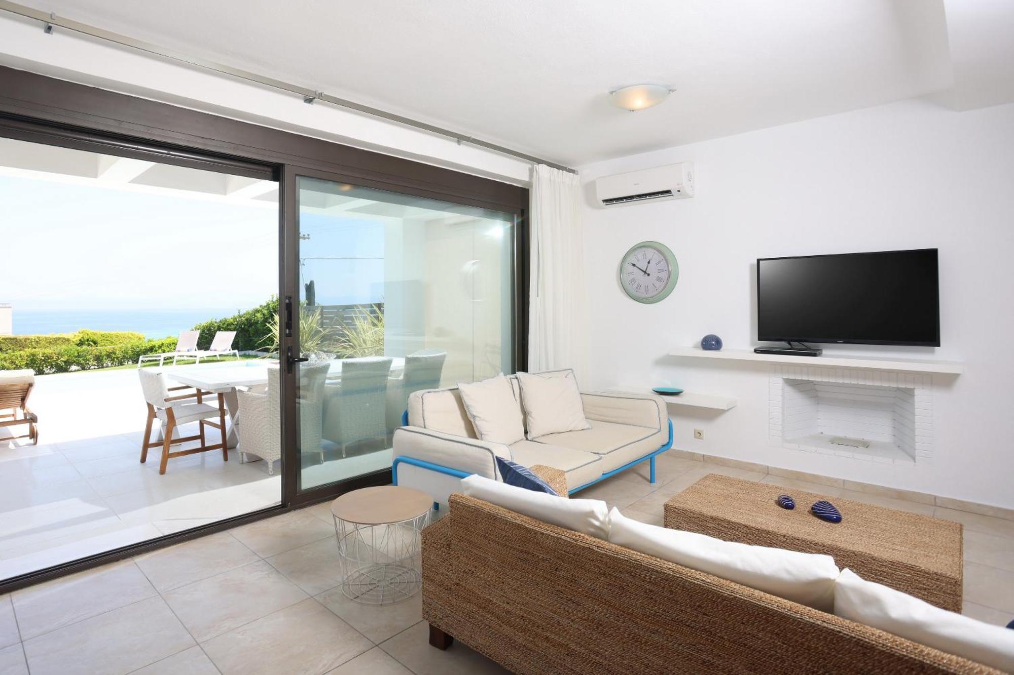 Villa Ricolina Hanioti Bagian luar foto